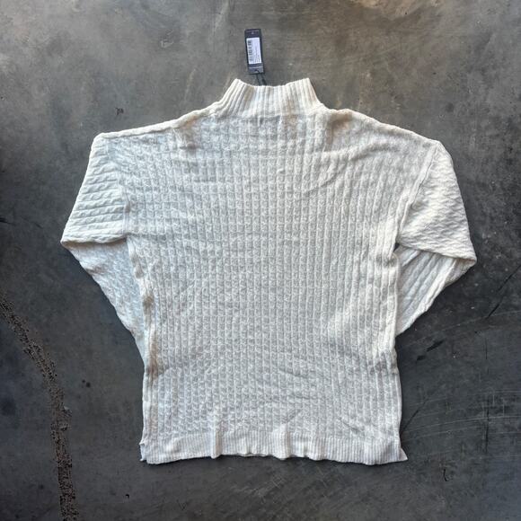 PrettyLittleThing Cable Knitted Sweater Jumper Dress Women's M Cream Long Sleeve - Picture 9 of 13